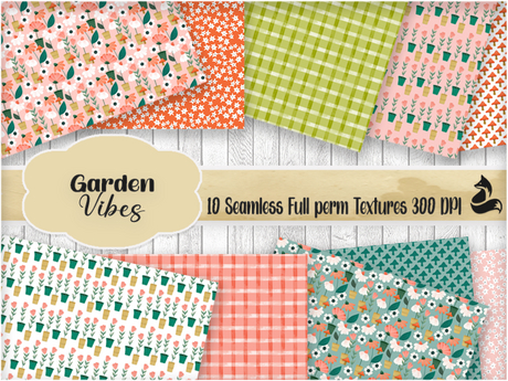Second Life Marketplace - FF Garden Vibes Seamless Textures